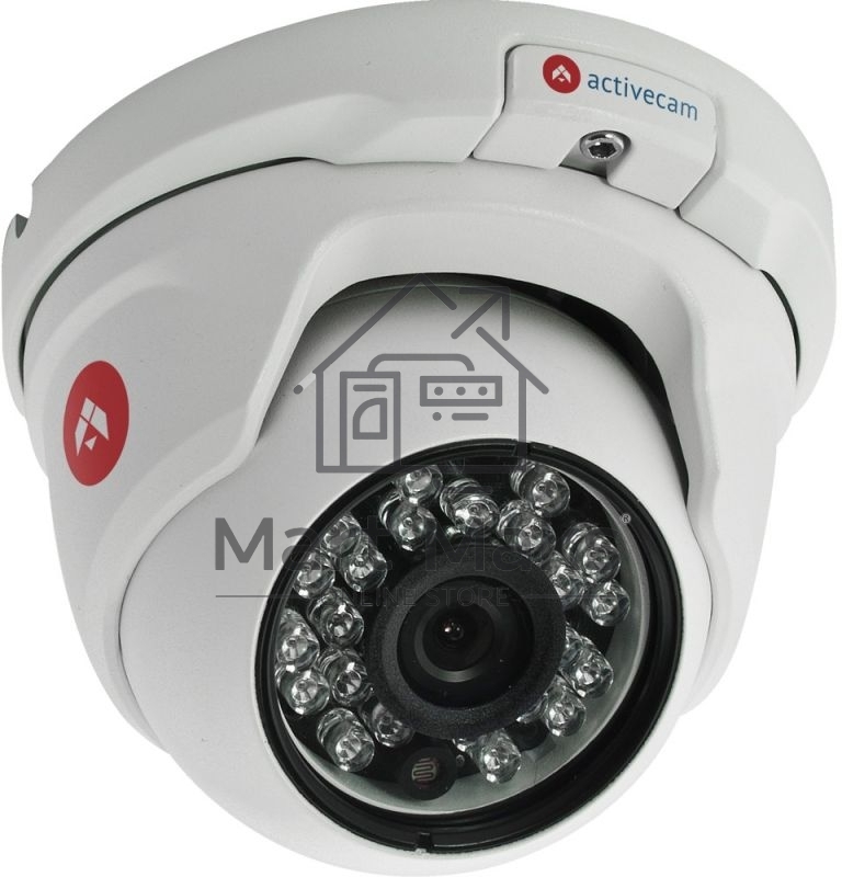 Видеокамера IP Trassir TR-D8121IR2 3.6-3.6мм цветная