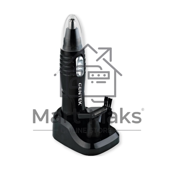 Триммерный набор Centek CT-2179 (чёрн/серебр) ТРИММЕР 3 В1 + BARBER-СТАЙЛЕР ДЛЯ БОРОДЫ И УСОВ 