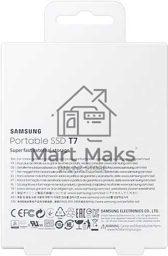 Накопитель SSD Samsung 1Tb USB-C MU-PC1T0H/WW T7 1.8
