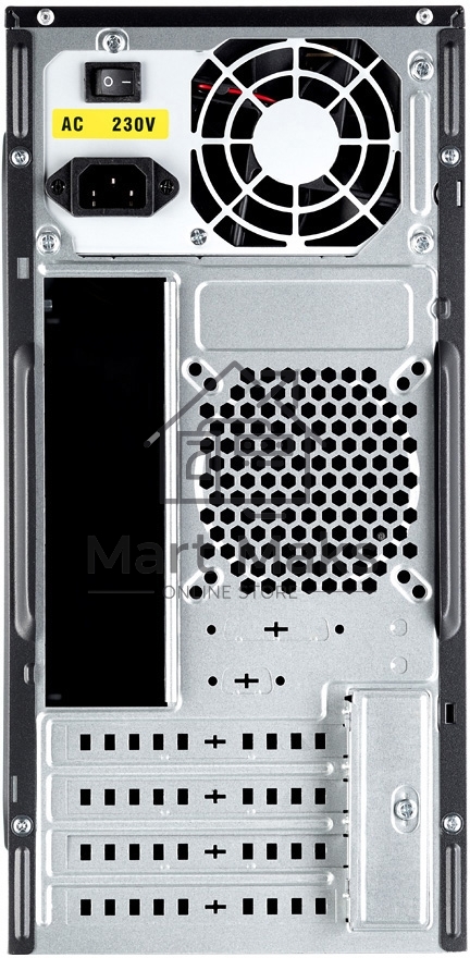 Компьютерный корпус Foxline FL-733(R)-FZ500R mATX, 2x5.25EXT, 2x3.5EXT, 5x3.5INT, 2xUSB3.0, HDA, w/o FAN, w/450W ATX PSU, w/1.2m EU pwr cord