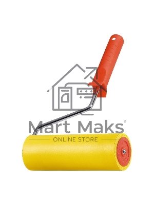 Валик прижимной резиновый с ручкой, 150 мм, D ручки - 6 мм MTX