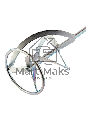 Насадка для миксера, для тяжелых растворов,160 х 590 мм, оцинкованная,хвостовик резьба М14 Сибртех