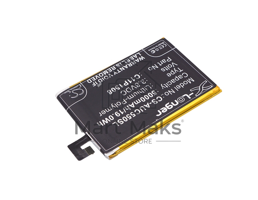 Аккумулятор CameronSino CS-AUC550SL C11P1508 для AsusZenFone 50003.8V / 5000mAh / 19.00Wh