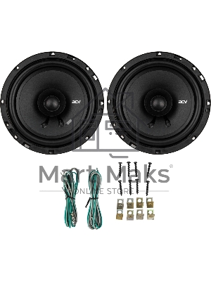 Колонки автомобильные ACV PD-651 BEATS (без решетки) 180Вт 88дБ 4Ом 16см (6.5дюйм) (ком.:2кол.) коаксиальные однополосные