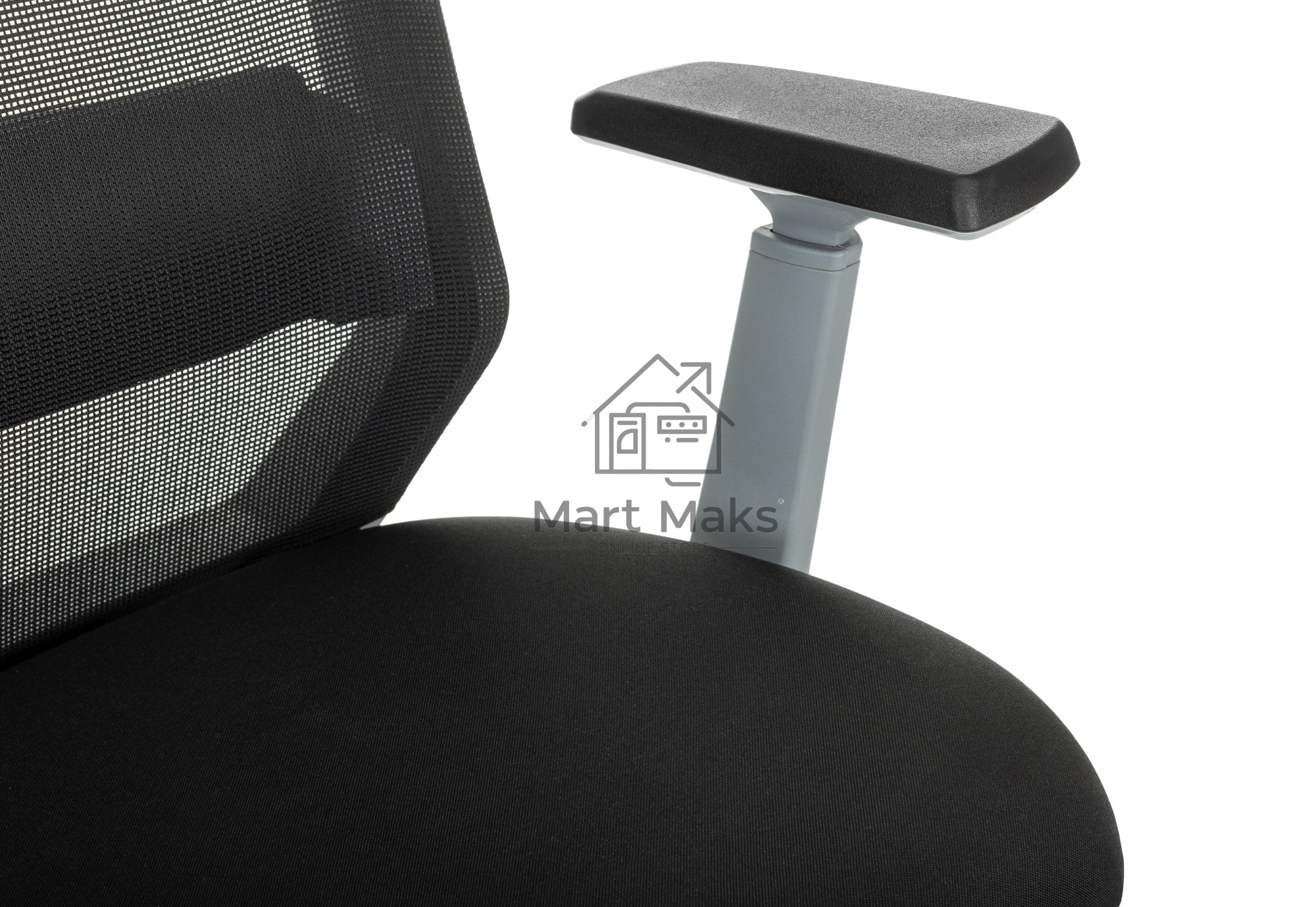 Кресло руководителя Бюрократ MC-G611NL-H черный Elastic-102 с подголов. крестов.4-луч. пластик пластик серый