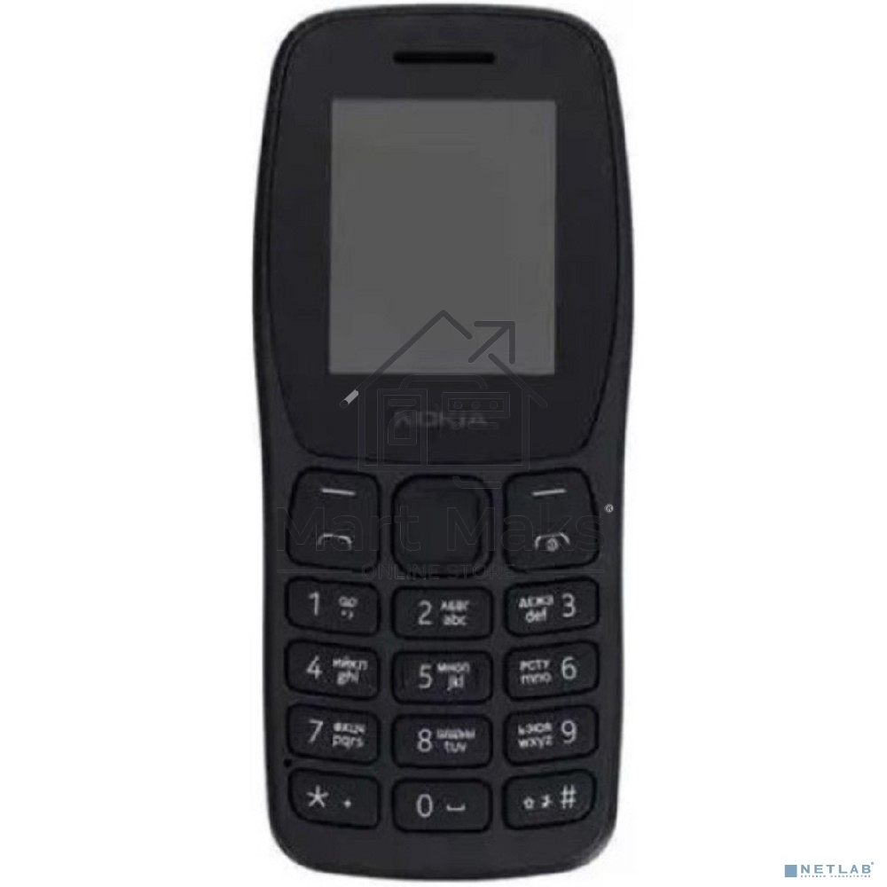 Мобильный телефон Nokia 105 TA-1416 DS EAC2+ 4/4Mb черный