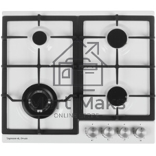 Газовая варочная панель Zigmund & Shtain G 14.6 W независимая, белый