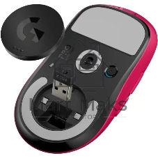 Мышь беспроводная Logitech G PRO X SUPERLIGHT розовый, 25600 dpi, радиоканал, USB, кнопки - 5