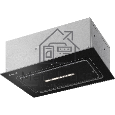 Вытяжка встраиваемая Weissgauff Aura 456 Touch Black Glass черный, 45 см, 900 м/ч, 47 дБ