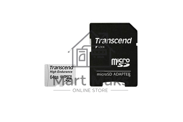 Флэш карта 64Gb microSDXC Transcend (TS64GUSDXC10V), Class 10, RTL
