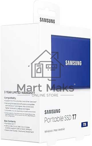 Накопитель SSD Samsung 1Tb USB-C MU-PC1T0H/WW T7 1.8