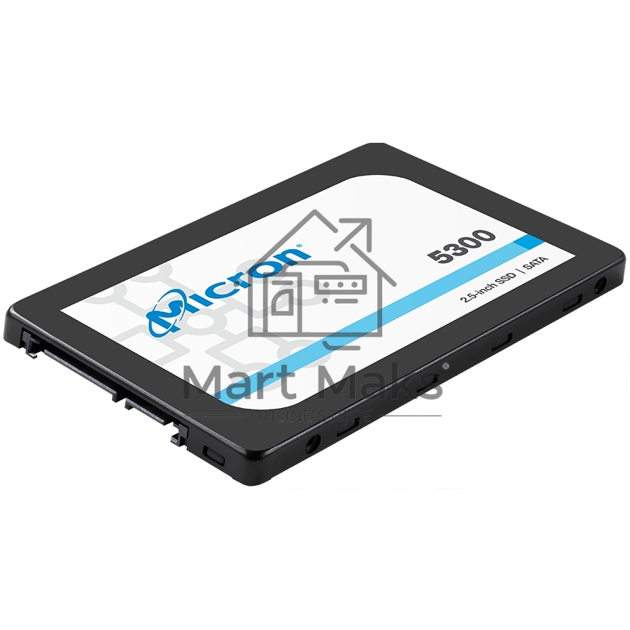 Накопитель SSD Crucial Micron 5300 PRO, 7680Gb, SATA III, R/W 540/520