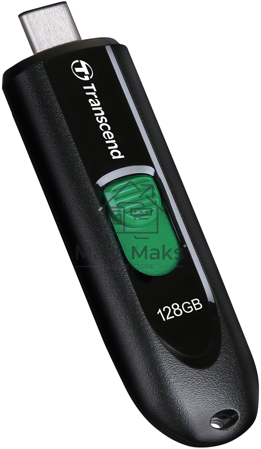Флешка USB R/W R/W Transcend USB 128GB JETFLASH 790C USB3.2, Type-C, Black