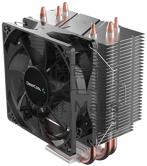 Кулер для процессора DEEPCOOL GAMMAXX 300 FURY серебристый, 92 мм, алюминий/медь, 1800 об/мин, 21 дБ, 4 pin, 130 Вт, 130.5 мм