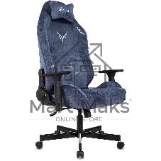 Кресло Knight N1 Fabric синий, ткань, 120 кг, механизм качания