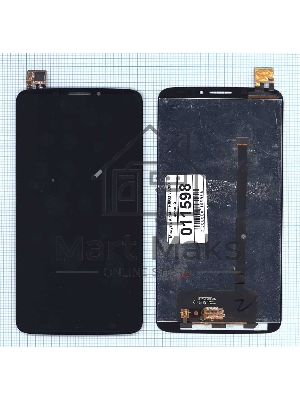 Дисплей для Alcatel One Touch Hero 8020D черный