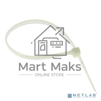 Хомут кабельный 3.6х150 нейл. белый (уп. 100 шт) EKF plc-c-3.6x150