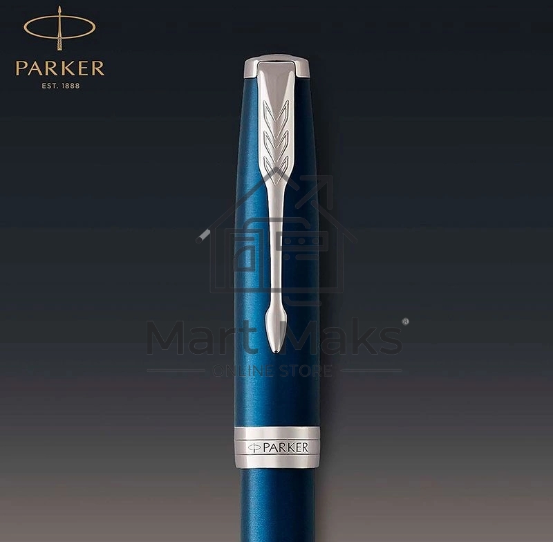 Ручка перьевая Parker Sonnet Core F539 (1945364) LaqBlue CT M сталь нержавеющая, подарочная коробка