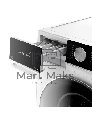 Стирально-сушильная машина Kuppersberg WDM 601 W белая, загрузка фронтальная 10.5кг, 1200 об/мин., класс: A+++