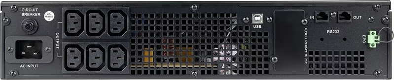 SMARTWATT ИБП Онлайн, мощность 3000/2700 ВА/Вт, стоечный/напольный, LCD дисплей, IEC13 - 6 шт., встроенные АКБ