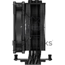 Кулер для процессора ID-Cooling SE-224-XTS BLACK BULK, алюминий/медь, 1500 об/мин, 28.9 дБ, 4 pin, 220 Вт, высота 151 мм BULK