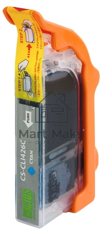 Картридж струйный Cactus CS-CLI426C голубой (8.4 мл.) для Canon Pixma MG5140/5240/6140/8140/MX884
