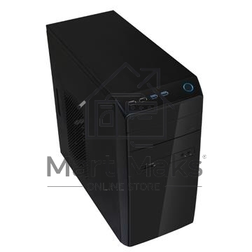 Компьютерный корпус InWin POWERMAN ES726BK USB 3.0 (Mini Tower, mATX, 450W PM-450ATX, USBx2, USB 3.0x2 + Audio, черный) <6120259>
