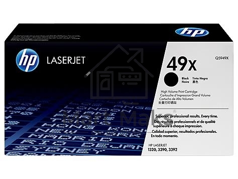 Картридж лазерный HP Q5949X черный для LaserJet 1320 6000 стр.