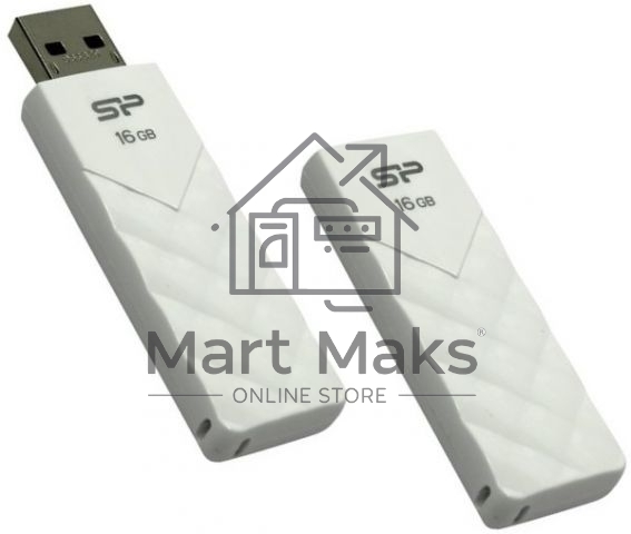 Флешка USB R/W R/W 16Gb Ultima U03 SP016GBUF2U03V1W USB2.0 белый