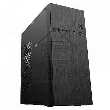 Компьютерный корпус MidiTower Powerman DA812BK Black PM-500ATX-F 2*USB 2.0+2*USB 3.0 Audio ATX