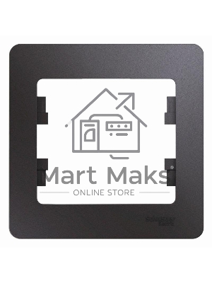 Рамка 1-м Glossa графит SchE GSL001301