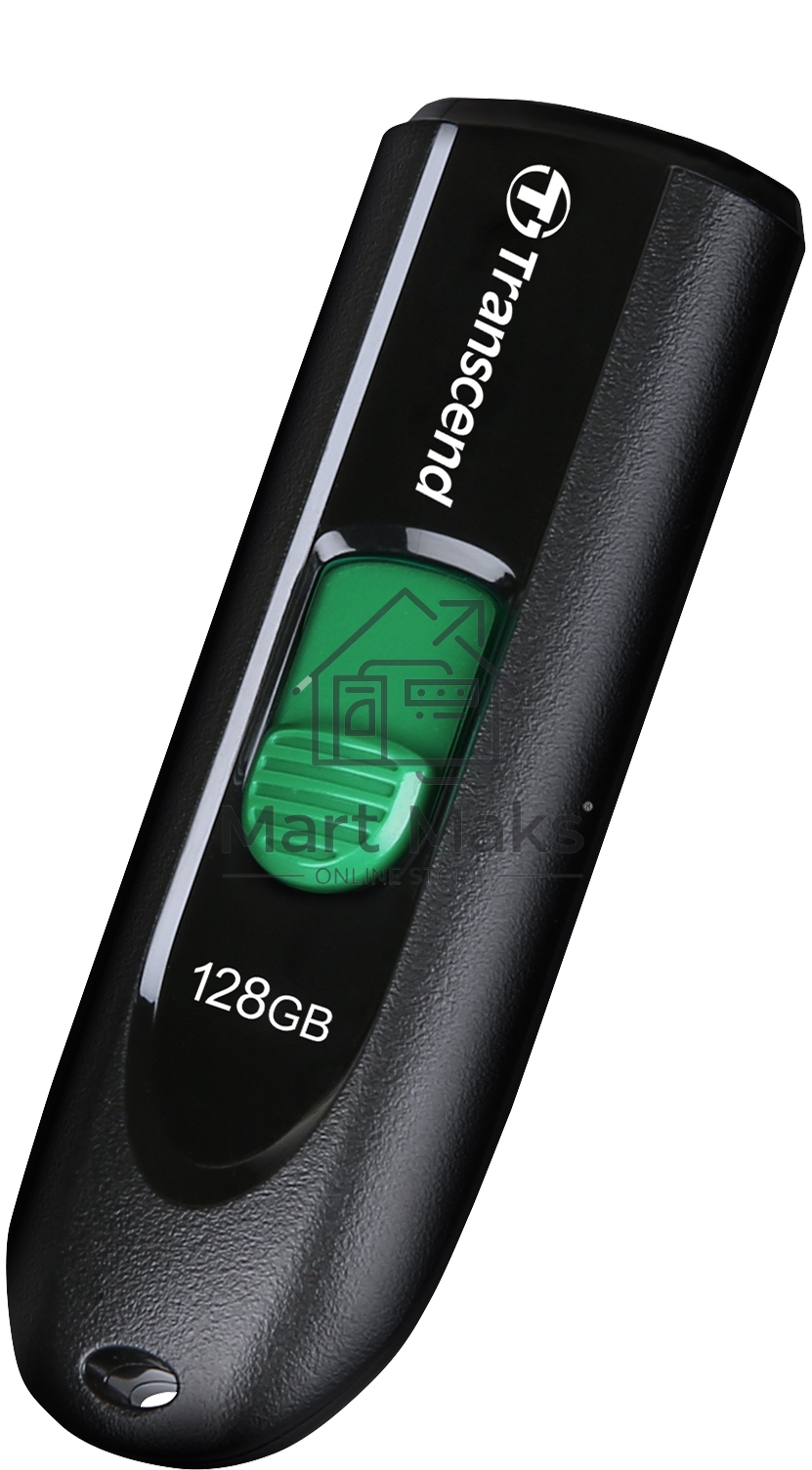 Флешка USB R/W R/W Transcend USB 128GB JETFLASH 790C USB3.2, Type-C, Black