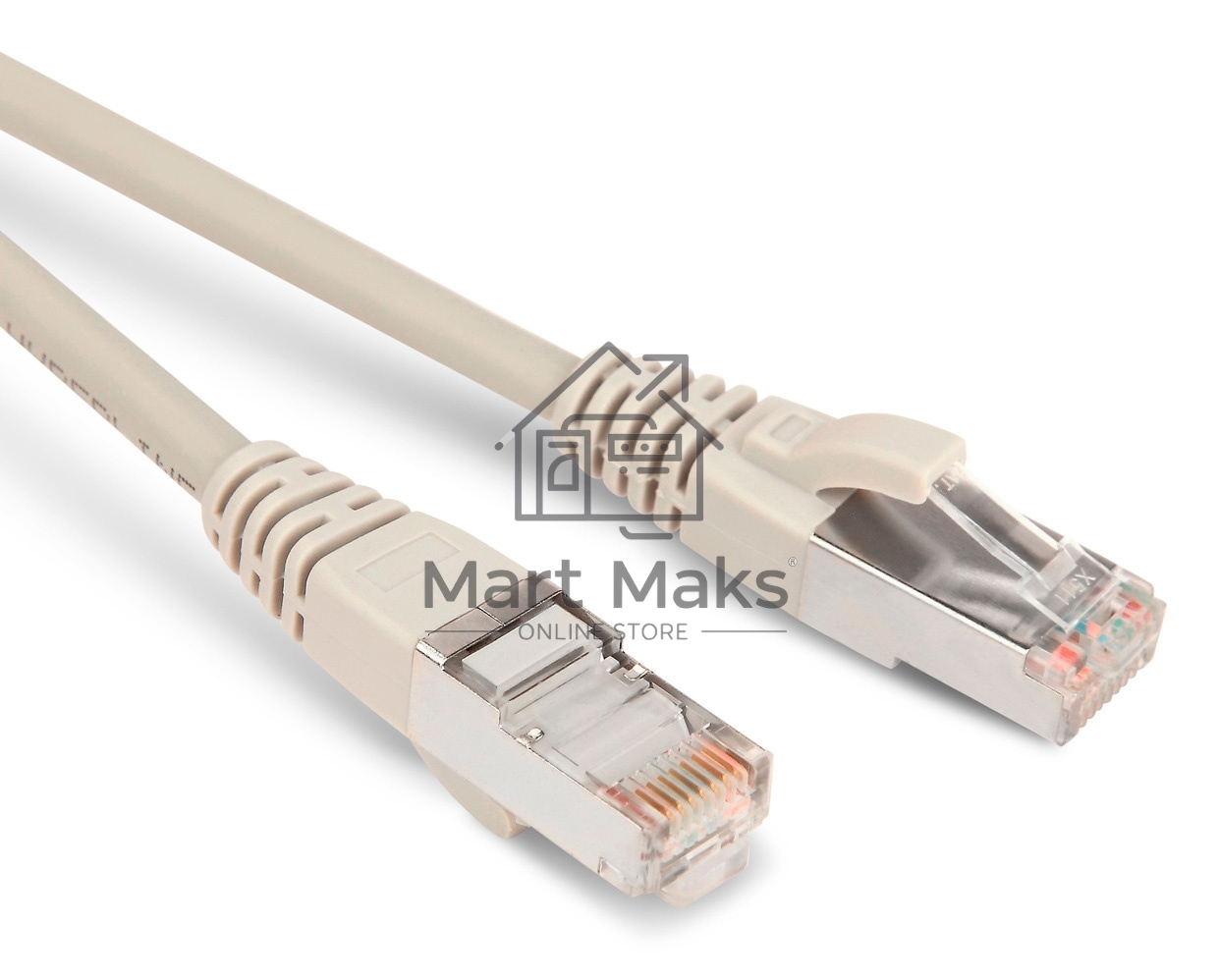 Патч-корд Hyperline PC-LPM-STP-RJ45-RJ45-C5e-5M-LSZH-GY Патч-корд F/­UTP, экранированный, Cat.5e, LSZH, 5 м, серый