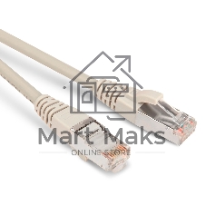 Патч-корд Hyperline PC-LPM-STP-RJ45-RJ45-C5e-5M-LSZH-GY Патч-корд F/­UTP, экранированный, Cat.5e, LSZH, 5 м, серый