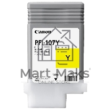 Картридж струйный Canon PFI-107Y (6708B001) желтый (130 мл) для Canon iP F680/685/780/785
