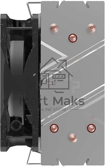 Кулер для процессора DEEPCOOL GAMMAXX 300 FURY серебристый, 92 мм, алюминий/медь, 1800 об/мин, 21 дБ, 4 pin, 130 Вт, 130.5 мм