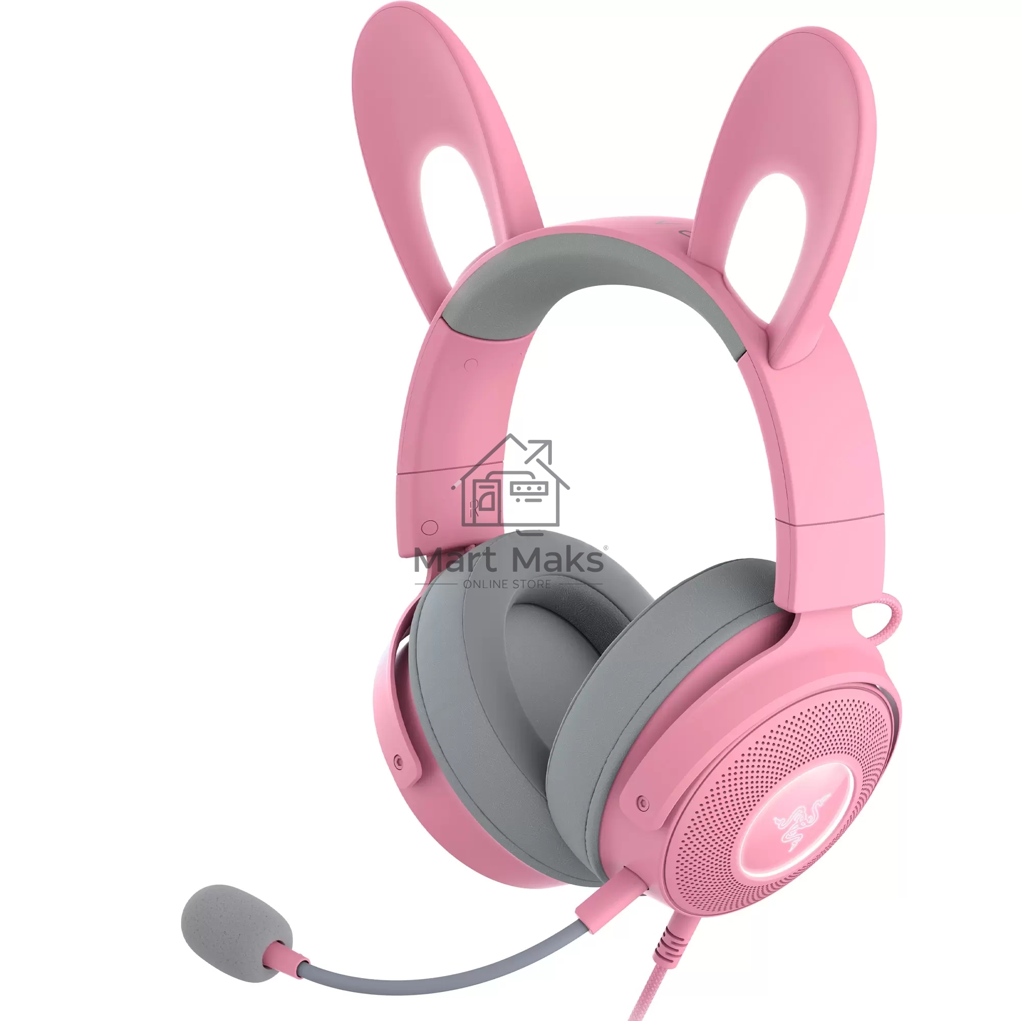 Гарнитура проводная Razer Kraken Kitty V2 Pro quartz (USB ) (RZ04-04510200-R3M1)