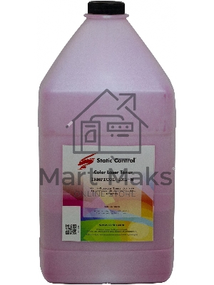 Тонер Static Control TRMPTCOL-1KG-M пурпурный флакон 1000гр. для принтера HP CLJCP1515/Canon MF8330