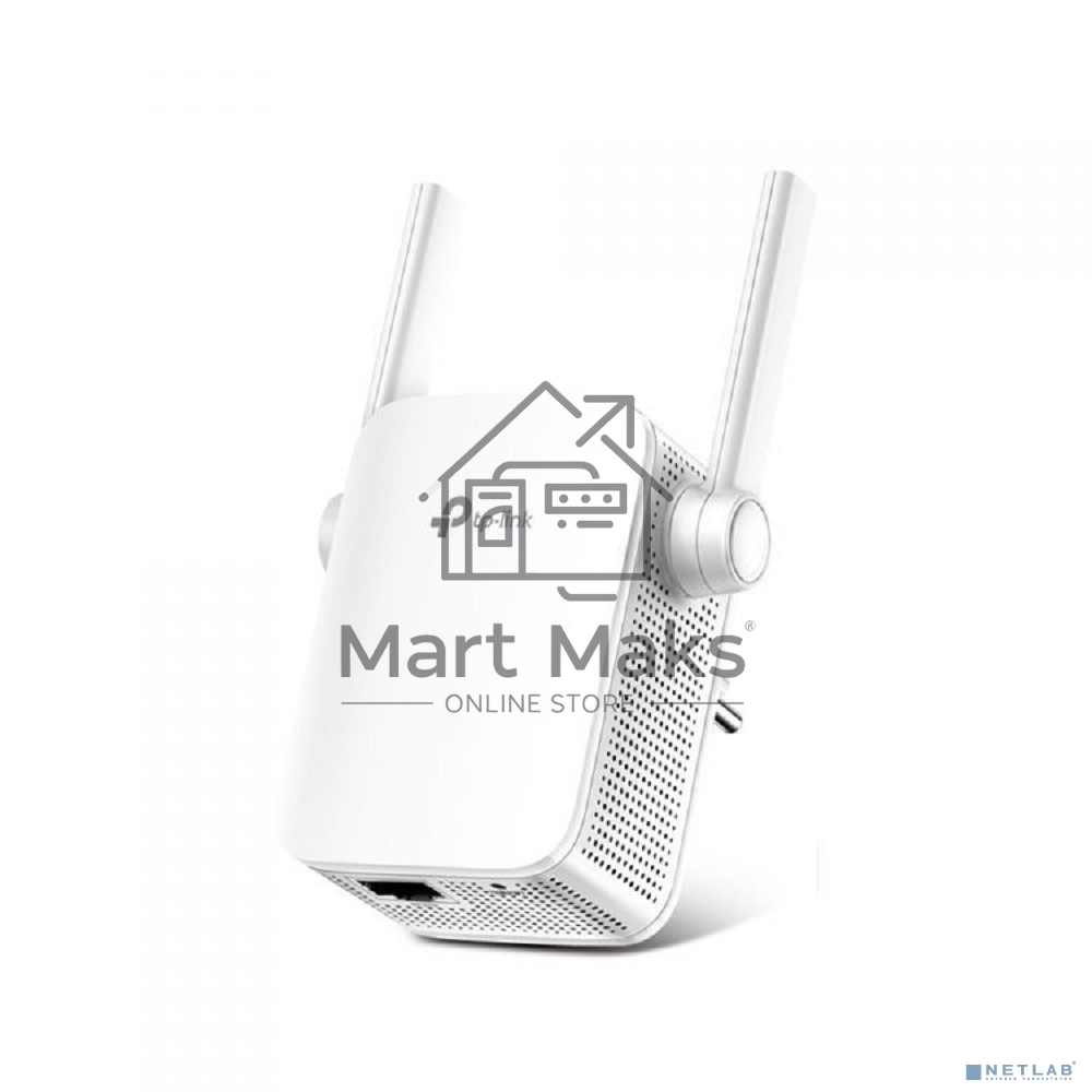 Усилитель TP-Link Wi-Fi AC750 Wi-Fi Range Extender, Wall Plugged,433Mbps at 5GHz + 300Mbps at 2.4GHz, 802.11ac/a/b/g/n, 1 10/100M LAN, WPS button, 2 fixed antennas поставляется без кабеля RJ-45