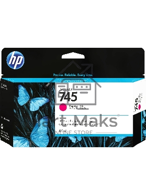Картридж струйный HP 745 пурпурный для HP DesignJet, 130ml