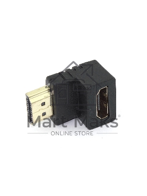 Удлинитель HDMI папа-мама угловой вниз