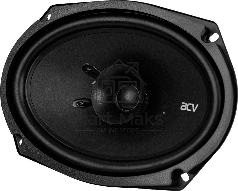 Колонки автомобильные ACV PD-691 BEATS (без решетки) 240Вт 91дБ 4Ом 16x23см (6x9дюйм) (ком.:2кол.) коаксиальные однополосные