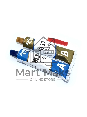 Клей двухкомпонентный (жидкая сварка) Kafuter K-9119 серебристый 100 грамм