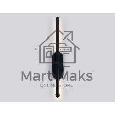 Светильник Ambrella light FL5200 BK черный LED 4200K 6W 400*50*25