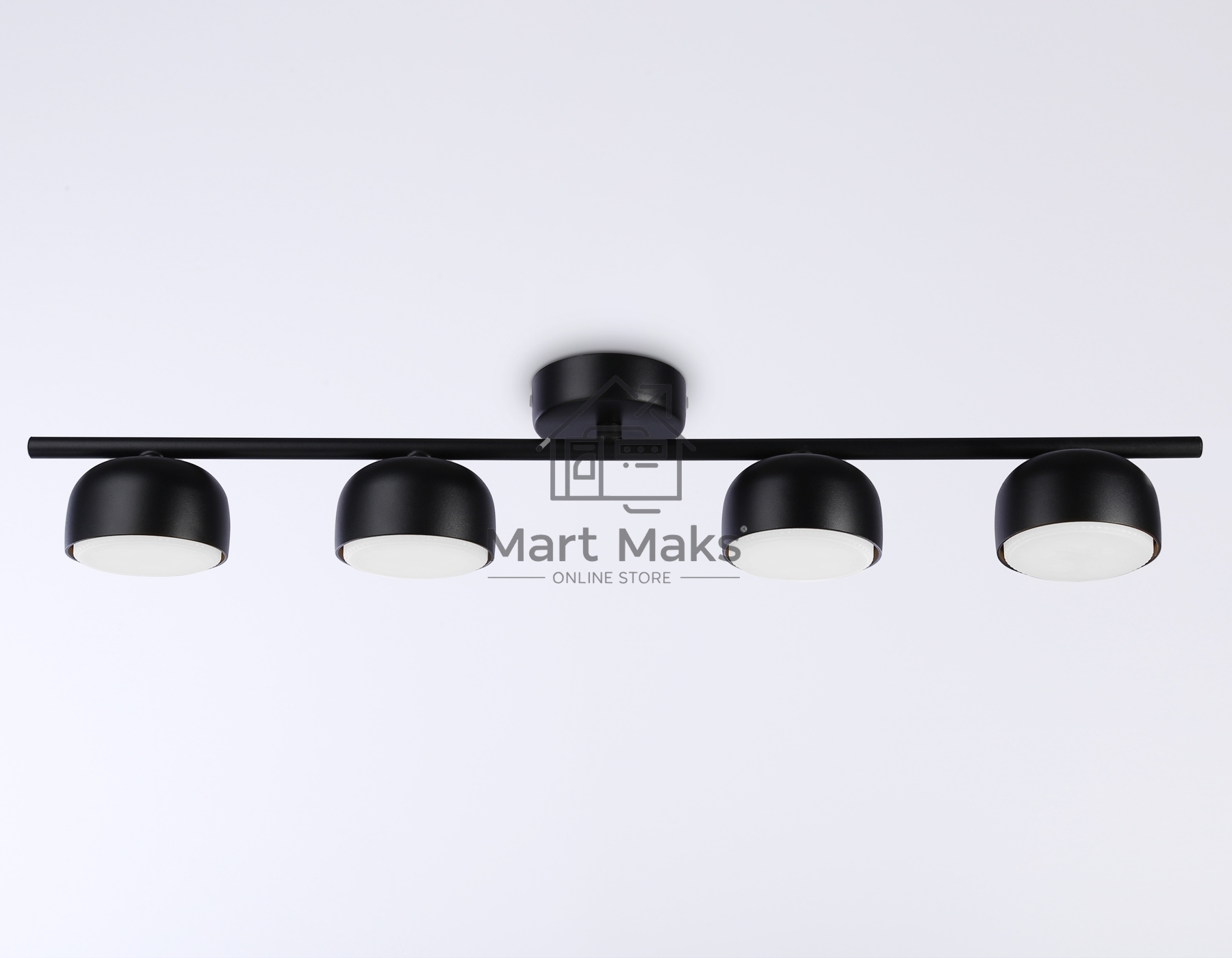 Светильник Ambrella light TN71029/4 BK черный GX53/4 max 12W 600*80*140