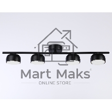 Светильник Ambrella light TN71029/4 BK черный GX53/4 max 12W 600*80*140