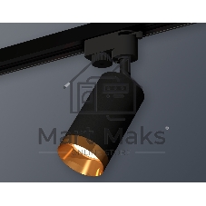 Светильник Ambrella light XT6323064 SBK/PYG черный песок/золото желтое полированное MR16 GU5.3 (A2521, C6323, N6134)