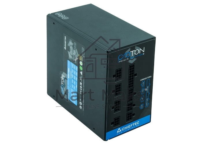 Блок питания Chieftec BDF-750C, 750Вт 80 PLUS Bronze, 140мм, модульный, черный