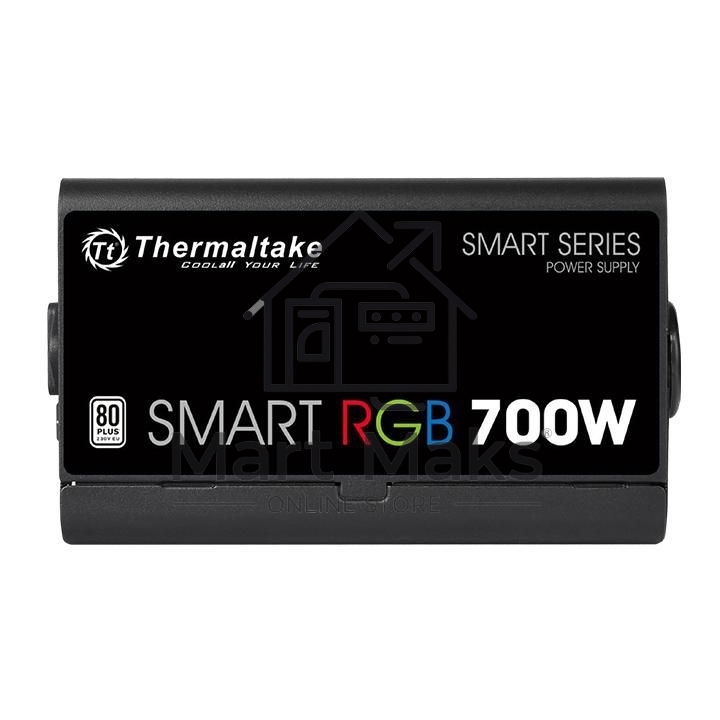 Блок питания Thermaltake Smart RGB (PS-SPR-0700NHSAWE-1), 700Вт, 80 PLUS, 120мм, черный