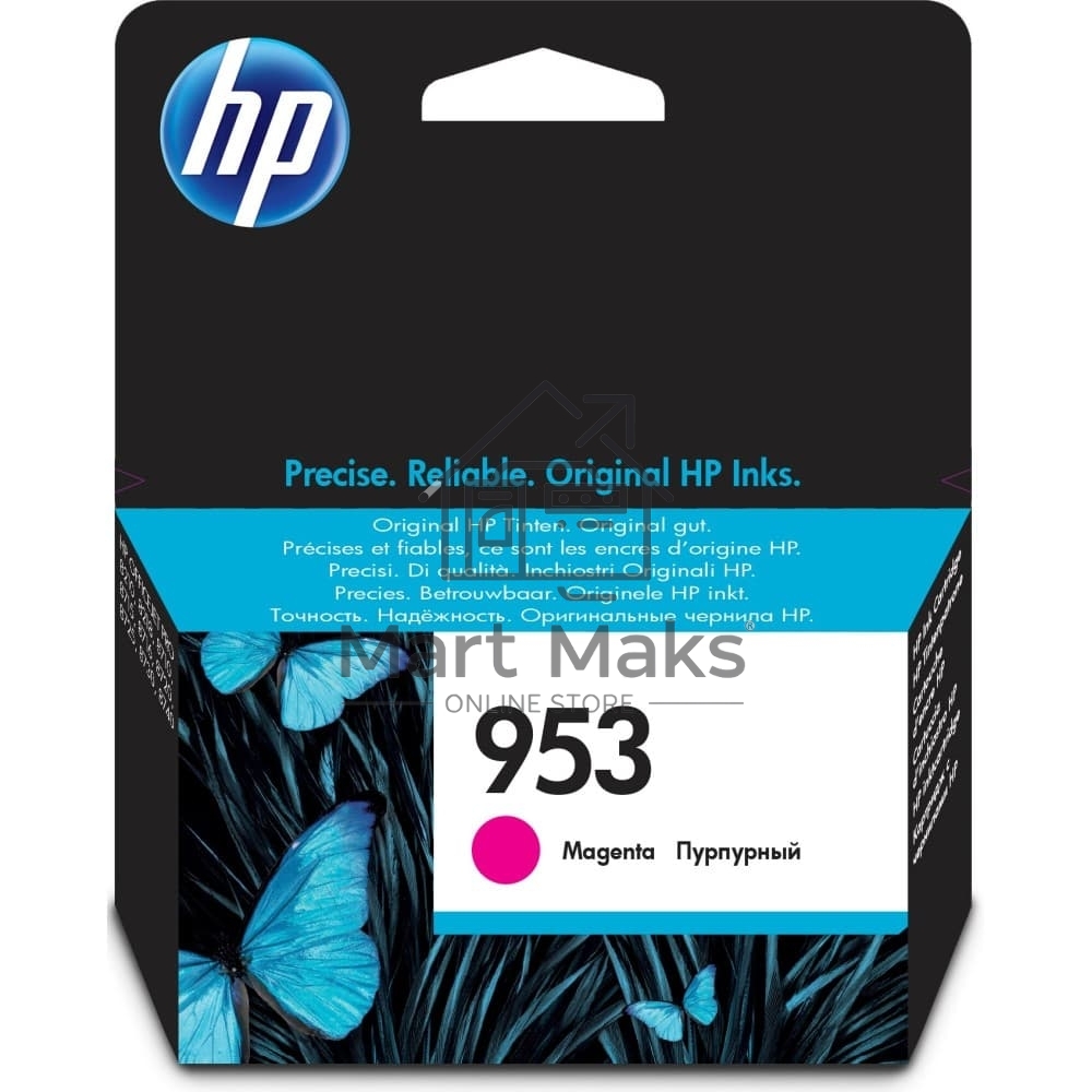 Картридж струйный HP 953 F6U13AE пурпурный для HP OJP 8710/8715/8720/8730/8210/8725 (700стр.)